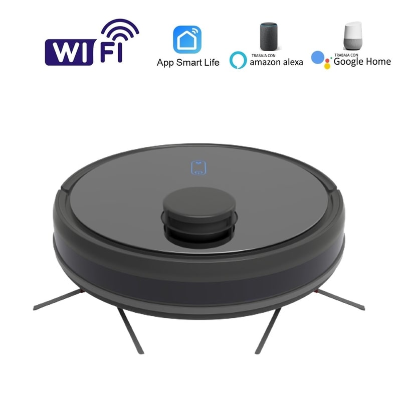 Aspiradora Robot Wifi Multisensores App Móvil Ferturito V80 Smart Home